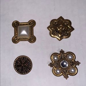 Vintage button covers